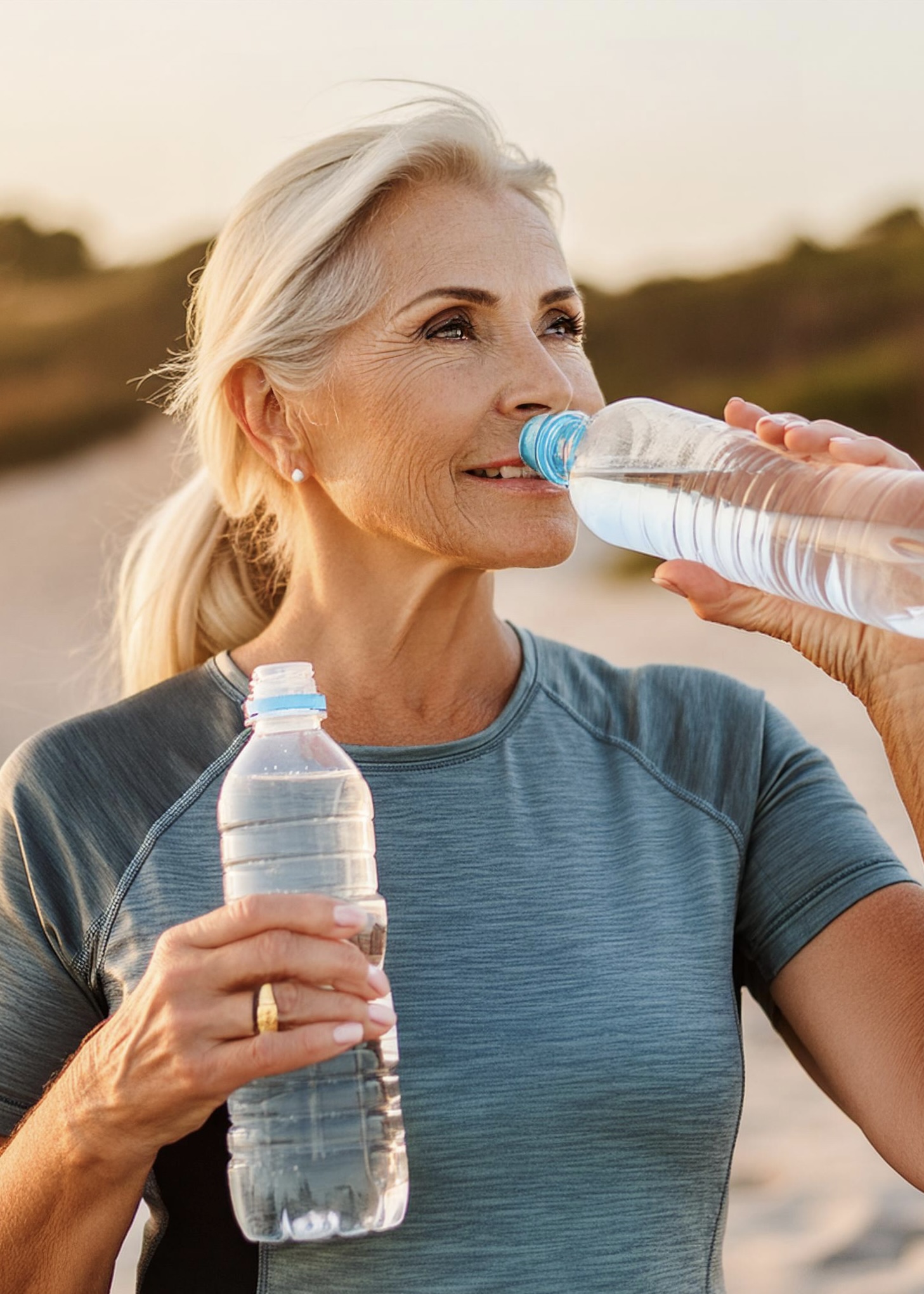 Firefly People drinking water from plastic water bottles 78583 2
